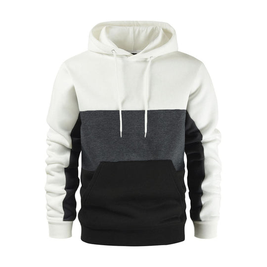 Herren Kapuzenpullover mit modischem Farbblockdesign Heidi-Mode