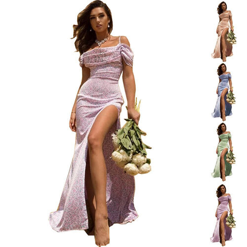 Damen Partykleid mit asymmetrischem Schnitt und raffinierten Raffungseffekten Heidi-Mode
