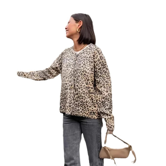 Damen Gemusterter Pullover Heidi-Mode