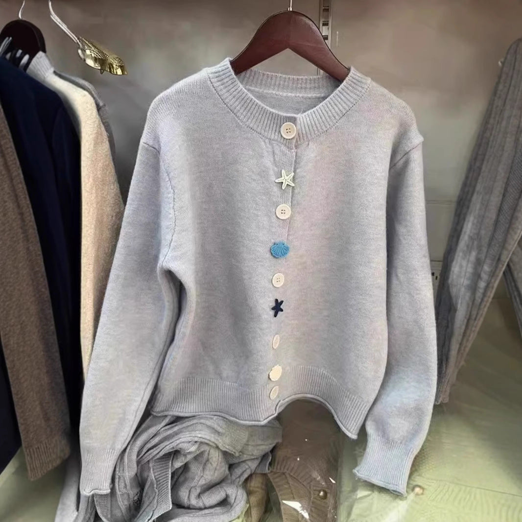 Damen verspielter Strickpullover Heidi-Mode