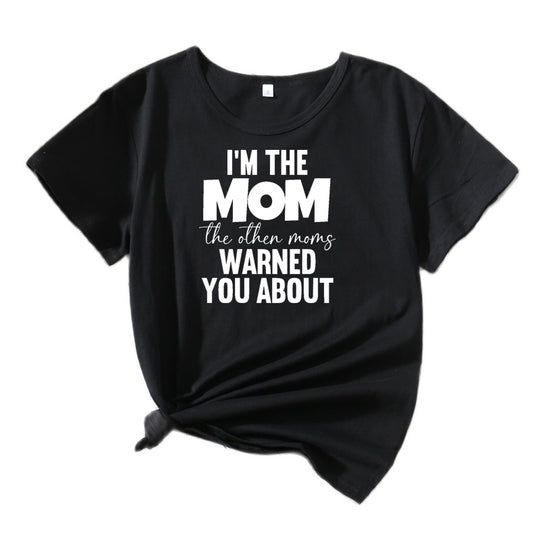 Frauen Casual Mama Spruch T-Shirt Heidi-Mode