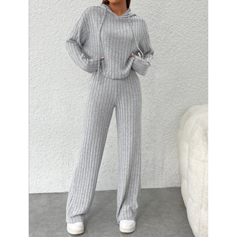 Damen lässiger Strickanzug Heidi-Mode