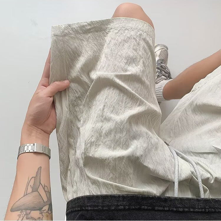 Herren lockere Sommer Shorts mit elastischem Bund und praktischen Taschen Heidi-Mode