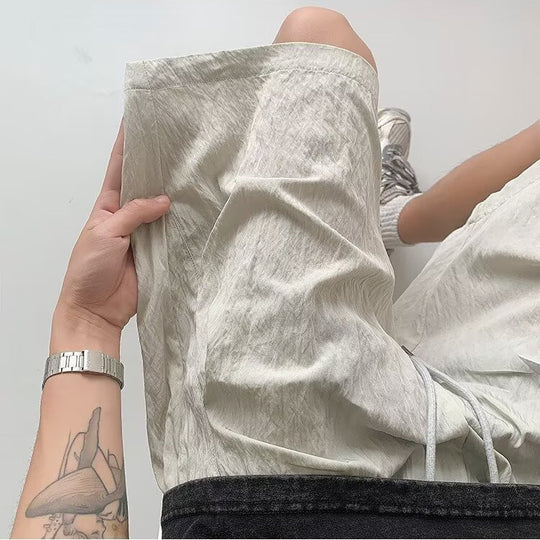 Herren lockere Sommer Shorts mit elastischem Bund und praktischen Taschen Heidi-Mode