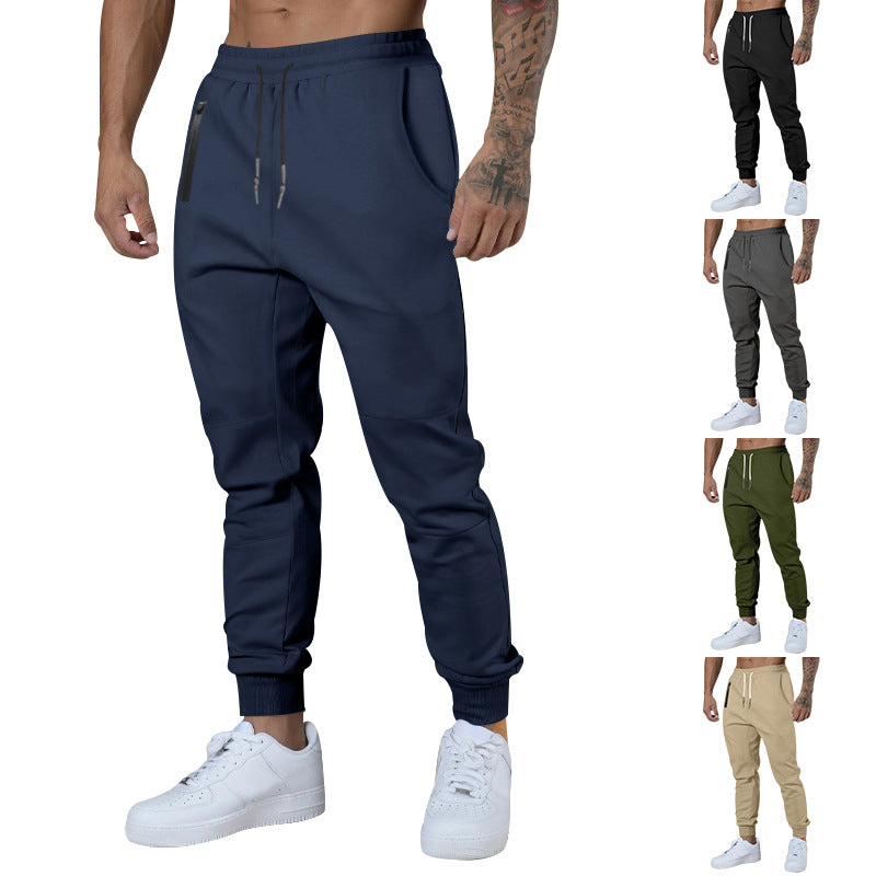 Herren Sportliche Lifestyle-Jogginghose mit elastischem Bund und praktischen Taschen Heidi-Mode
