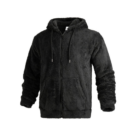 Herren Fleece-Hoodie mit kuscheligem Innenfutter und praktischen Taschen Heidi-Mode