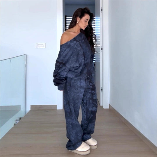 Damen lässiger Oversized Pullover Heidi-Mode