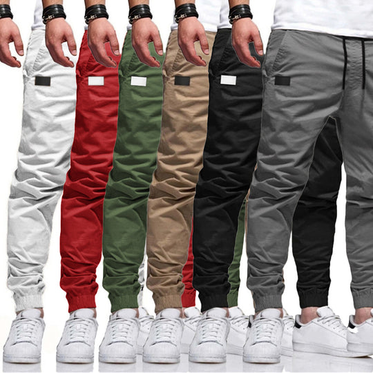 Herren Bequeme und stylische Freizeit-Hose mit Gummizug und praktischen Taschen Heidi-Mode