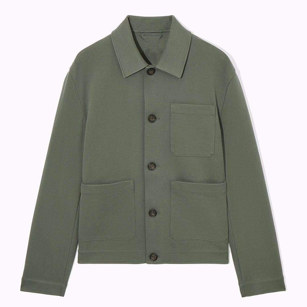 Herren leichte Utility-Jacke mit funktionalen Taschen und modernem Schnitt Heidi-Mode