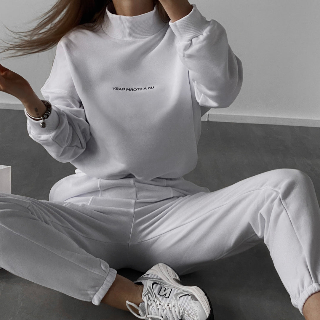 Damen Oversized Sweatshirt und Jogginghose Set Heidi-Mode