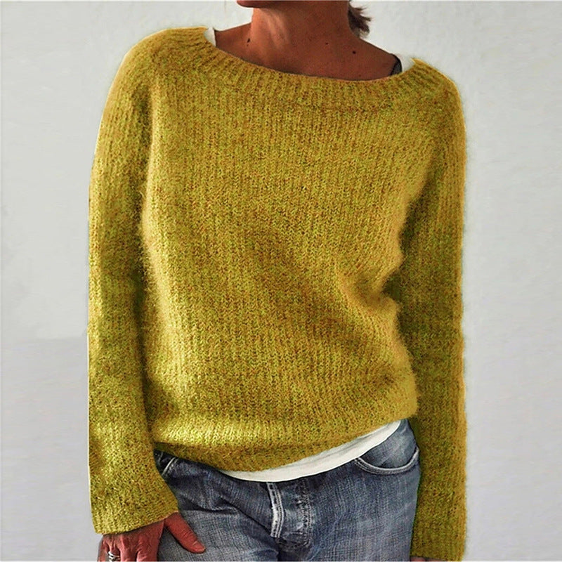 Klassischer Strickpullover