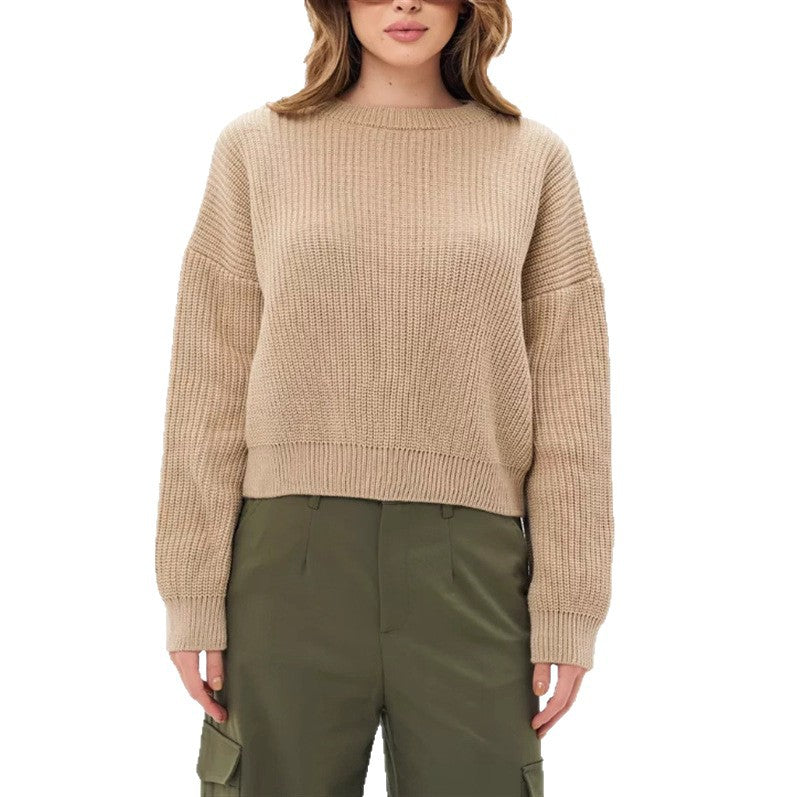 Damen lässiger Strickpullover Heidi-Mode