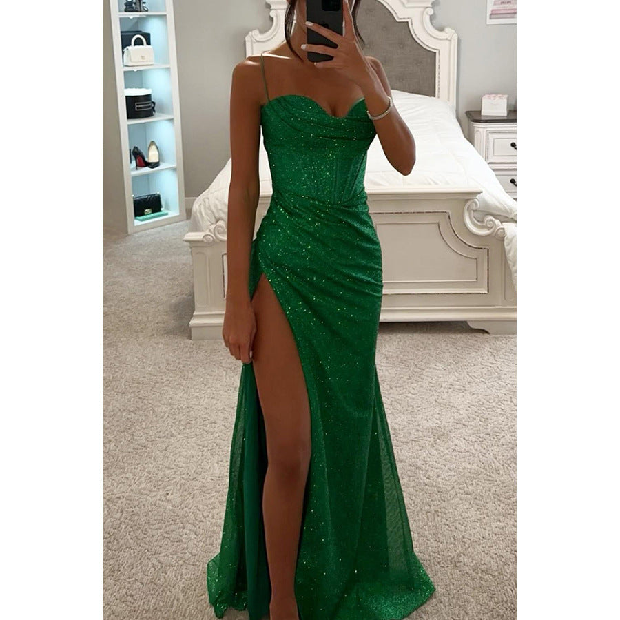 Heidi-Mode | Party Selbstständiges Kleid Locker Lässig Schlitz Damen Bekleidung Kleid