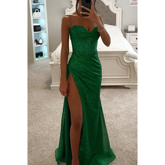 Heidi-Mode | Party Selbstständiges Kleid Locker Lässig Schlitz Damen Bekleidung Kleid
