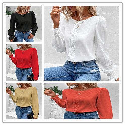 Damen Elegantes und luftiges Blusenshirt Heidi-Mode