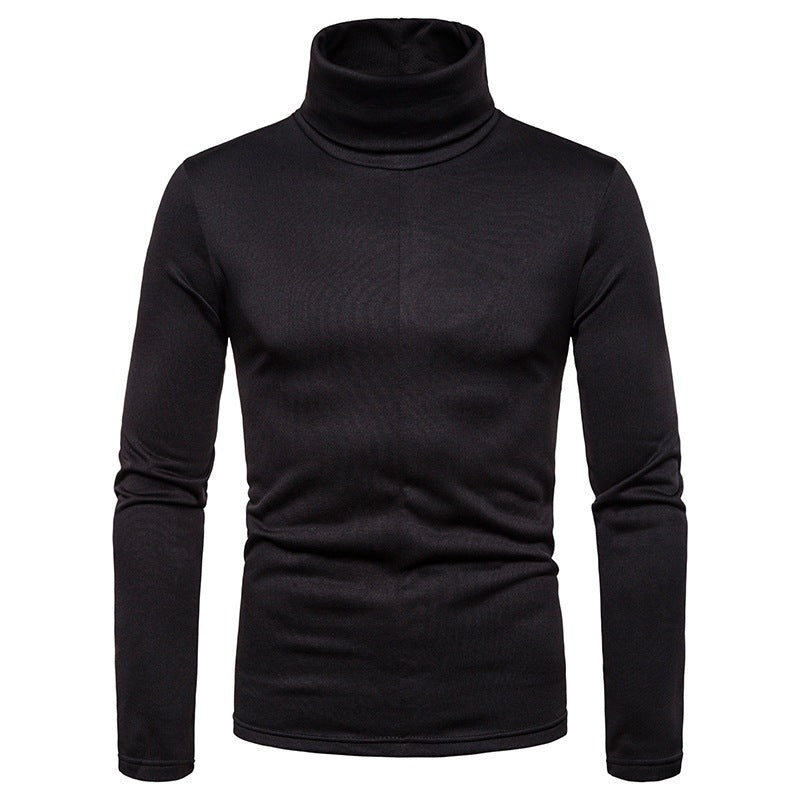 Herren Rollkragenpullover aus weichem Strickmaterial Heidi-Mode