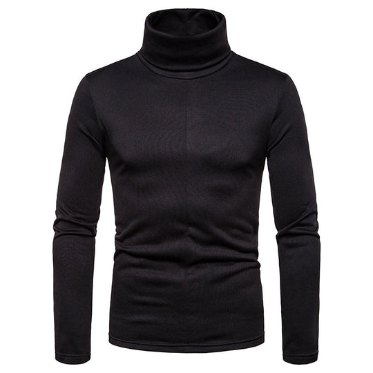 Herren Rollkragenpullover aus weichem Strickmaterial Heidi-Mode