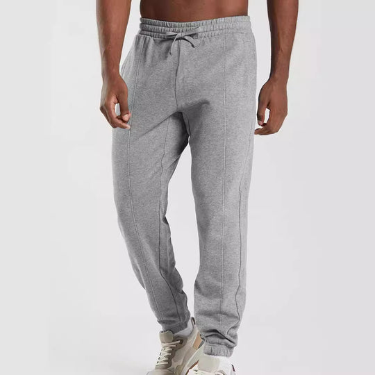 Herren Sportliche Jogginghose mit elastischem Bund und seitlichen Taschen Heidi-Mode