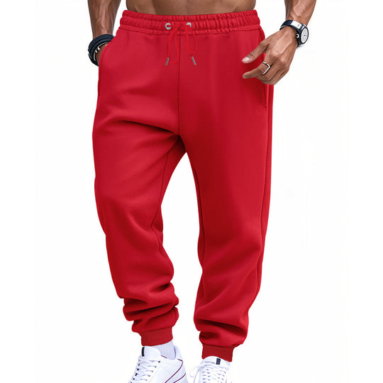 Herren bequeme Jogginghose mit elastischem Bund und praktischen Seitentaschen Heidi-Mode