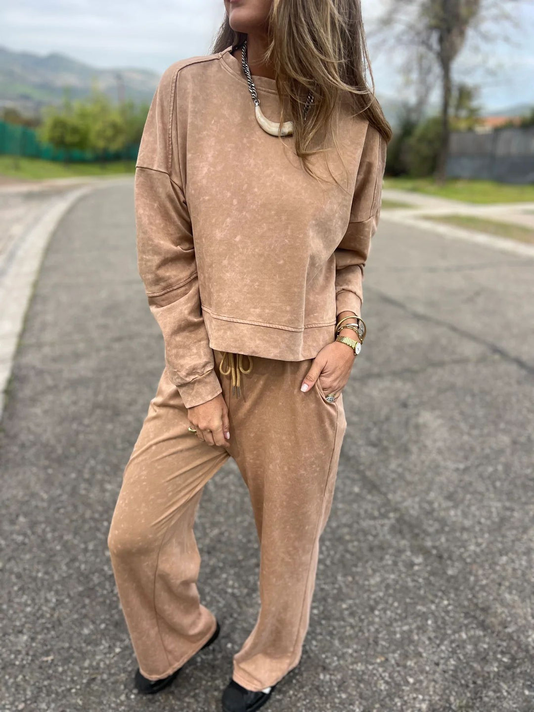 Damen Hochwertiges und gemütliches Sweatsuit Heidi-Mode