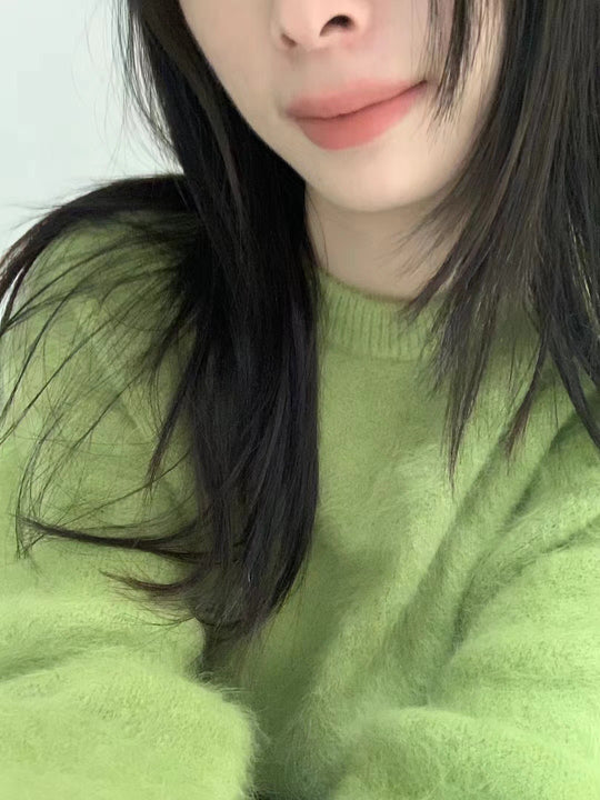 Damen kuscheliger Pullover mit Boxy-Schnitt Heidi-Mode