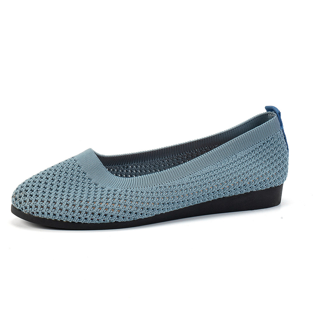 Damen bequeme Slipper aus atmungsaktivem Netzmaterial mit rutschfester Sohle Heidi-Mode