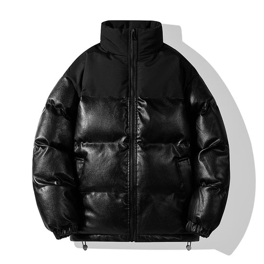 Damen isolierte Steppjacke mit hohem Kragen und elastischen Bündchen Heidi-Mode