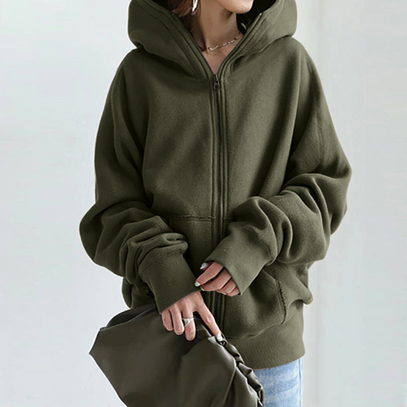 Heidi-Mode | Stylische, lockere Jacke mit Reißverschluss