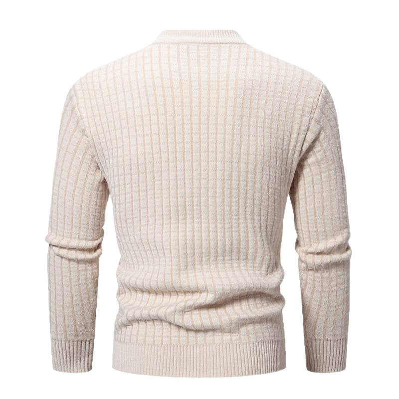 Herren Feinstrickpullover mit strukturiertem Design Heidi-Mode