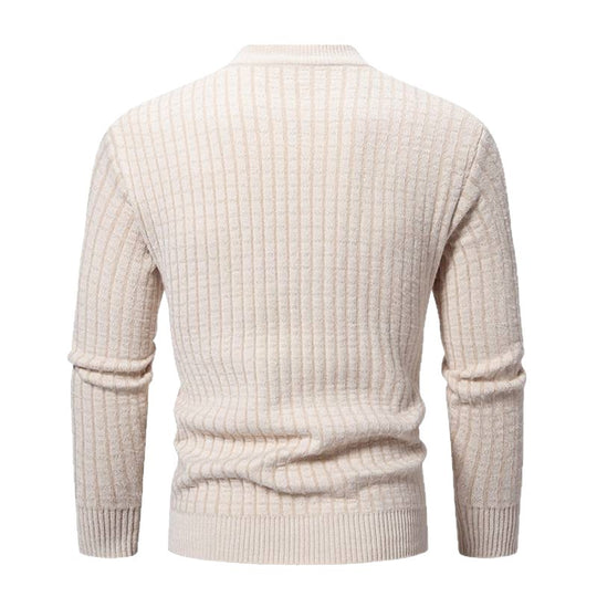 Herren Feinstrickpullover mit strukturiertem Design Heidi-Mode