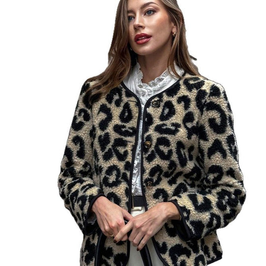 Damen kuscheliger Fleece-Jacke Heidi-Mode