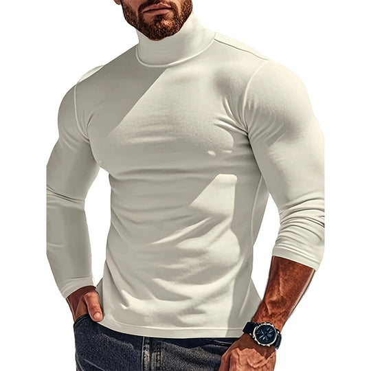 Herren Rollkragenpullover im modernen Design Heidi-Mode