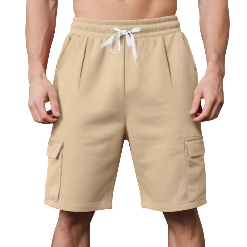 Herren Cargo-Shorts mit elastischem Bund und praktischen Seitentaschen Heidi-Mode