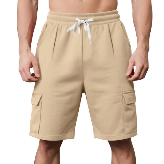Herren Cargo-Shorts mit elastischem Bund und praktischen Seitentaschen Heidi-Mode