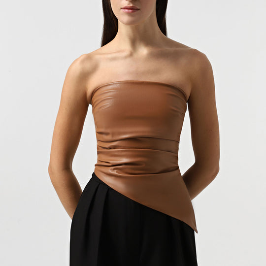 Damen Oberteil im eleganten Wickeldesign Heidi-Mode