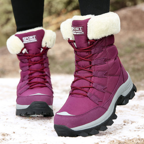 Damen Isolierte Winterstiefel mit rutschfester Sohlenkonstruktion und kuscheligem Innenfutter Heidi-Mode