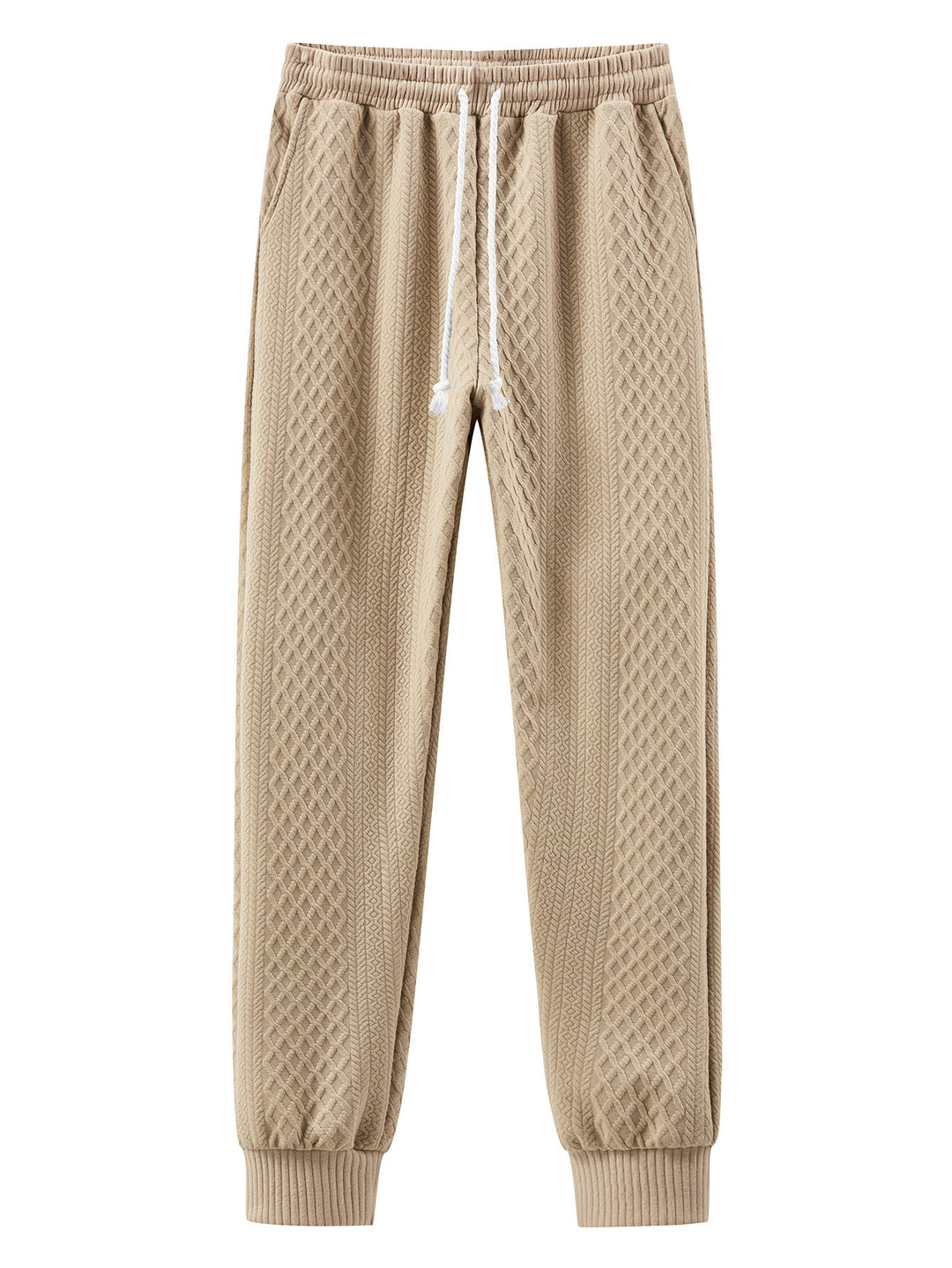 Herren Komfortable Strick-Jogginghose mit modernem Design und elastischem Bund Heidi-Mode