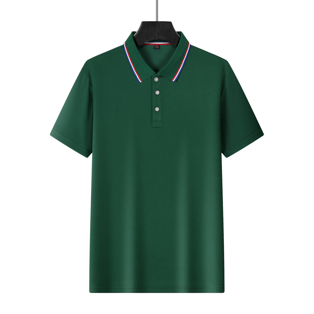 Herren Poloshirt mit atmungsaktiver Struktur und stilvollem Farbdesign Heidi-Mode