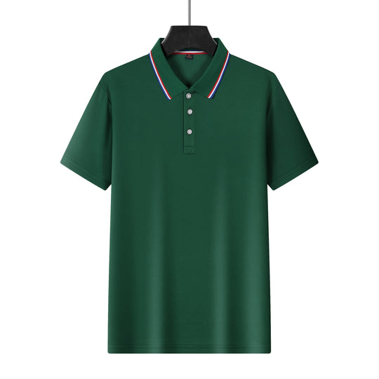 Herren Poloshirt mit atmungsaktiver Struktur und stilvollem Farbdesign Heidi-Mode