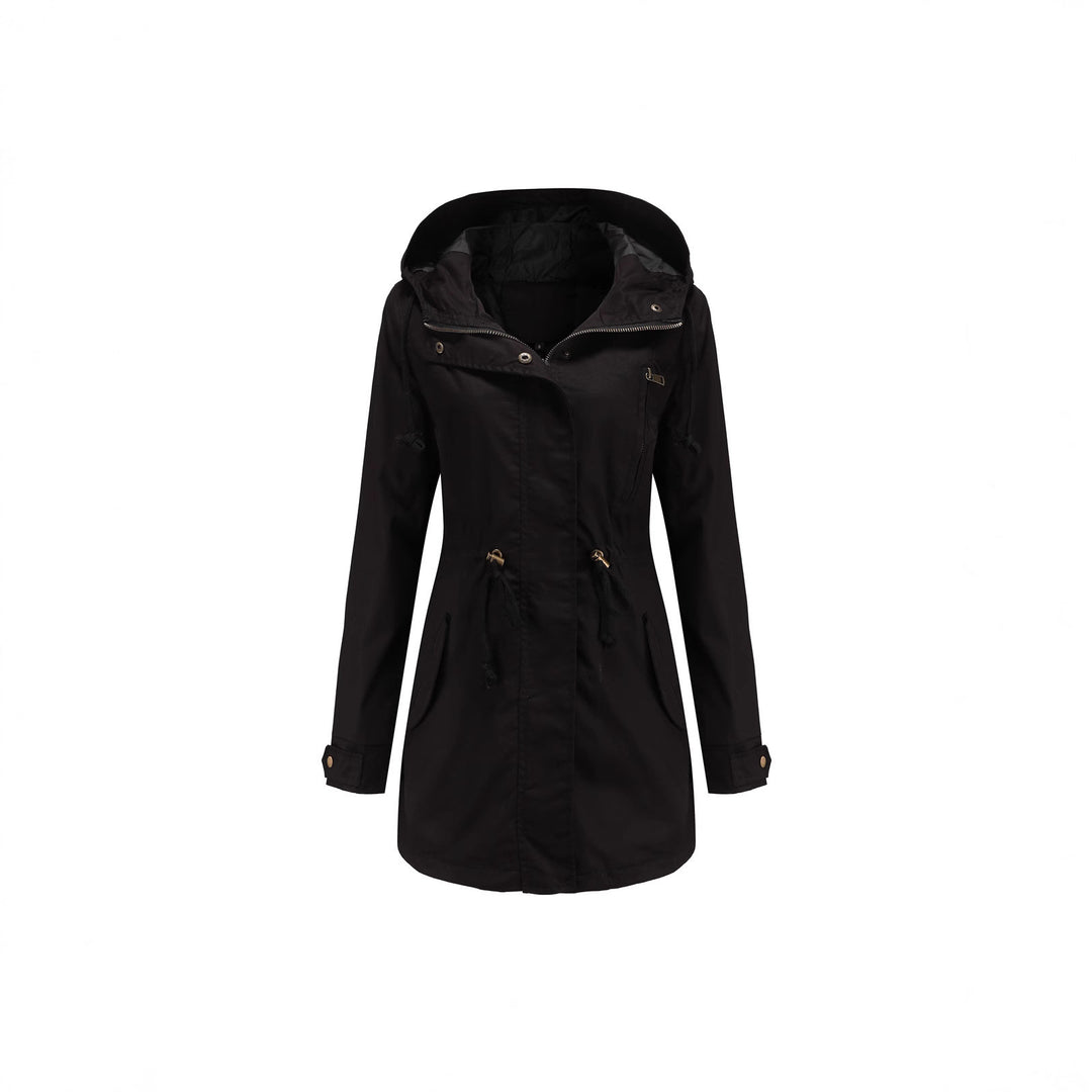 Damen Funktionsjacke mit verstellbarem Bund und Reißverschluss Heidi-Mode