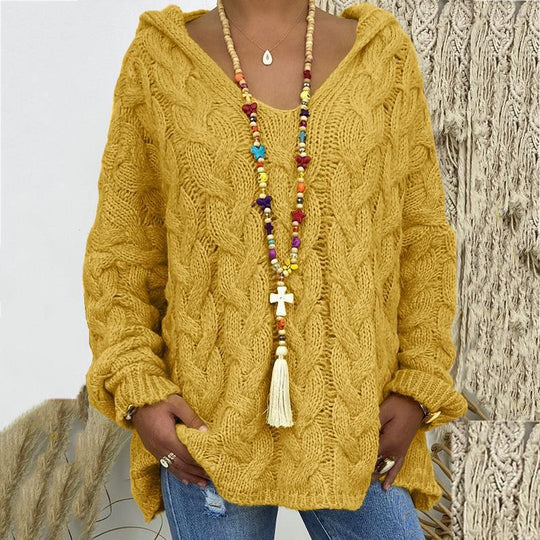 Heidi-Mode | V-strick Hoodie