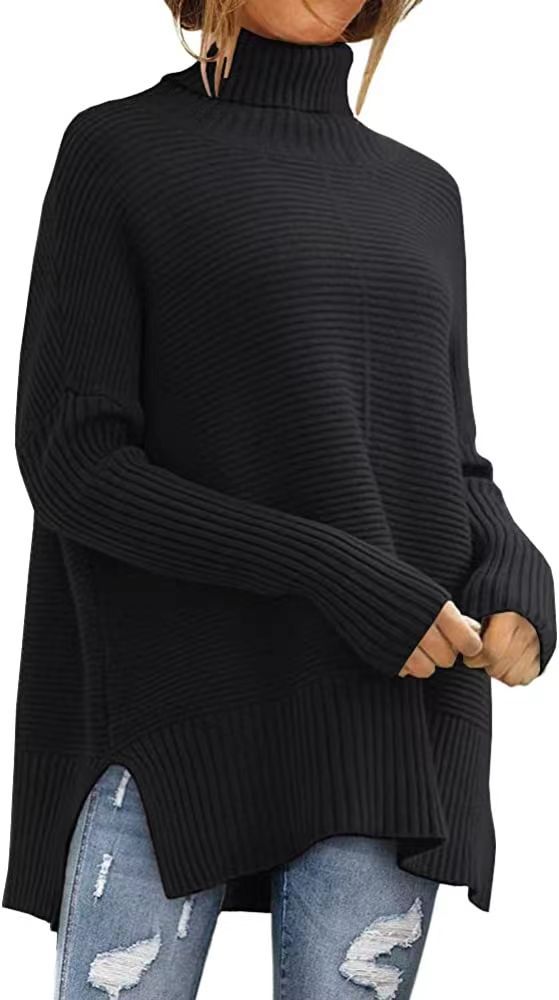Damen Kuscheliger Rollkragenpullover Heidi-Mode