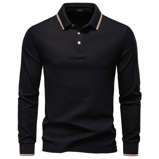 Herren Langarm Poloshirt Heidi-Mode