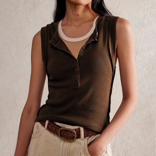 Damen ärmelloses Freizeitshirt Heidi-Mode