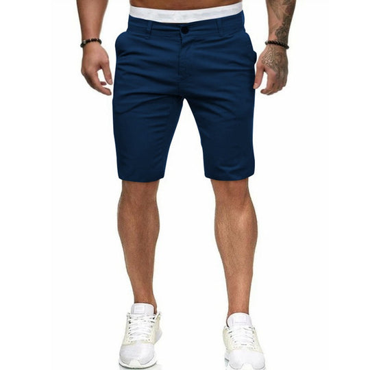 Herren Chino Stil Freizeit Shorts Heidi-Mode