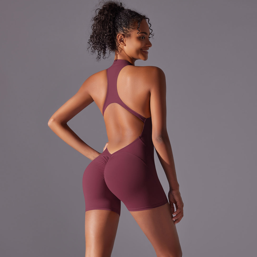 Heidi Mode | Schönheit zurück Onesie Yoga Kleidung