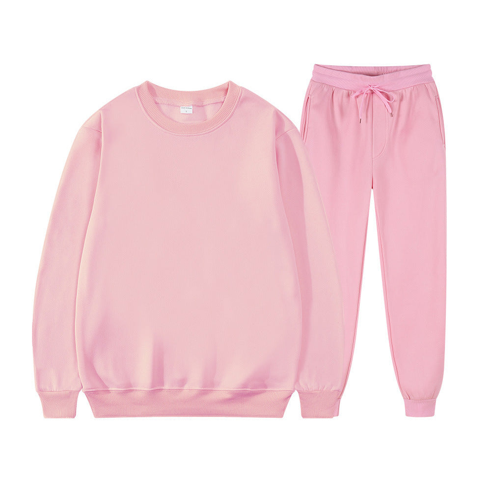 Damen Sportlicher Sweat-Anzug mit komfortablem Schnitt und elastischem Bund Heidi-Mode