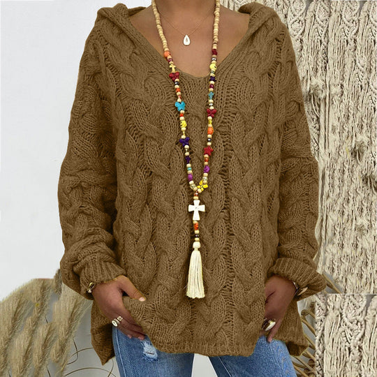 Heidi-Mode | V-strick Hoodie