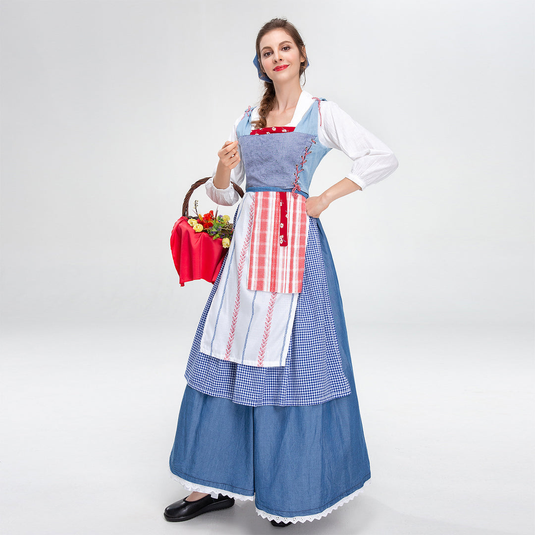 Damen Trachtenkleid mit nostalgischem Design und aufwendigen Details Heidi