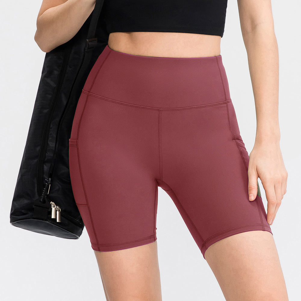 Damen Sportliche Hochgeschnittene Shorts Heidi-Mode